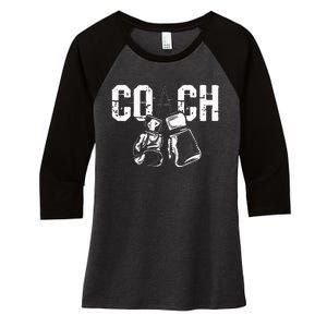 Boxing Coach Kickboxing Kickboxer Gym Boxer Women's Tri-Blend 3/4-Sleeve Raglan Shirt