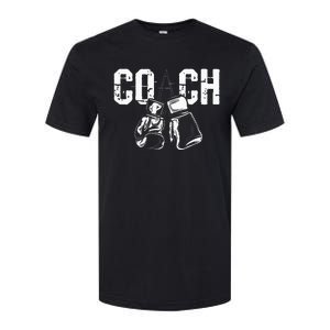 Boxing Coach Kickboxing Kickboxer Gym Boxer Softstyle CVC T-Shirt