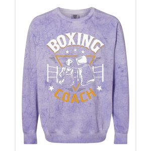 Boxing Coach Kickboxing Kickboxer Gym Boxer Colorblast Crewneck Sweatshirt