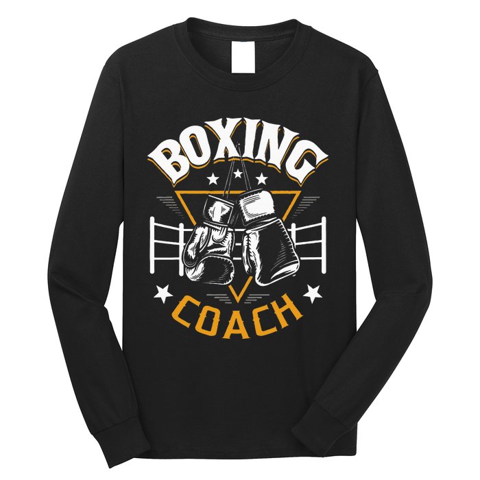 Boxing Coach Kickboxing Kickboxer Gym Boxer Long Sleeve Shirt