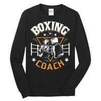 Boxing Coach Kickboxing Kickboxer Gym Boxer Tall Long Sleeve T-Shirt