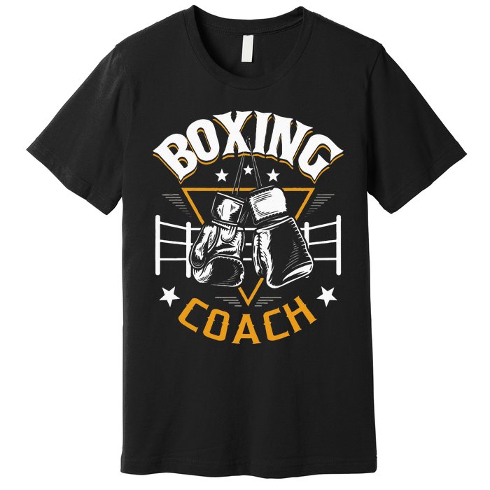 Boxing Coach Kickboxing Kickboxer Gym Boxer Premium T-Shirt