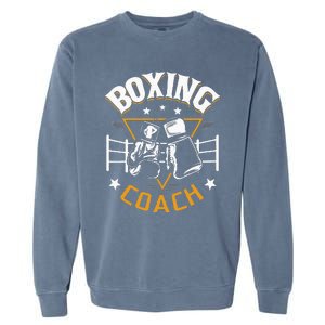 Boxing Coach Kickboxing Kickboxer Gym Boxer Garment-Dyed Sweatshirt