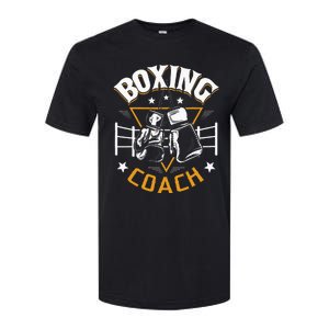 Boxing Coach Kickboxing Kickboxer Gym Boxer Softstyle CVC T-Shirt