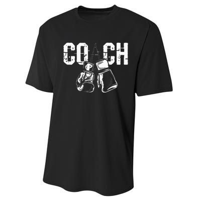 Boxing Coach Kickboxing Kickboxer Gym Boxer Performance Sprint T-Shirt