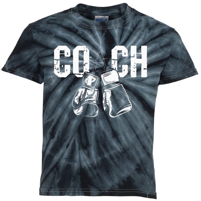 Boxing Coach Kickboxing Kickboxer Gym Boxer Kids Tie-Dye T-Shirt