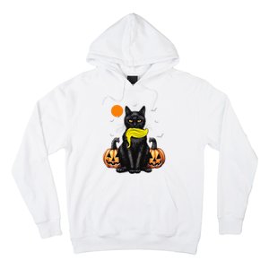 Black Cat Kamala Harris Halloween Trump Hair Sarcastic Hoodie