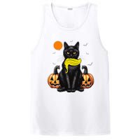 Black Cat Kamala Harris Halloween Trump Hair Sarcastic PosiCharge Competitor Tank