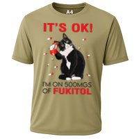 Black Cat Kitten Its Ok Im On 500mgs Of Fukitol Performance Shirt