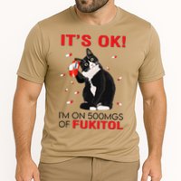 Black Cat Kitten Its Ok Im On 500mgs Of Fukitol Performance Shirt