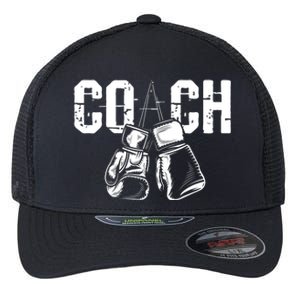 Boxing Coach - Kickboxing Kickboxer Gym Boxer Flexfit Unipanel Trucker Cap