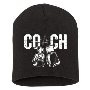 Boxing Coach - Kickboxing Kickboxer Gym Boxer Short Acrylic Beanie