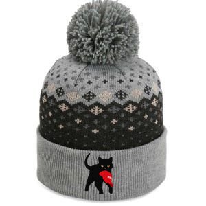 Black Cat Kamala Harris Trump Maga Hat Sarcastic Antitrump Gift The Baniff Cuffed Pom Beanie