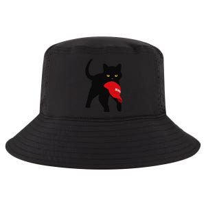 Black Cat Kamala Harris Trump Maga Hat Sarcastic Antitrump Gift Cool Comfort Performance Bucket Hat