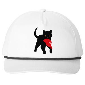 Black Cat Kamala Harris Trump Maga Hat Sarcastic Antitrump Gift Snapback Five-Panel Rope Hat