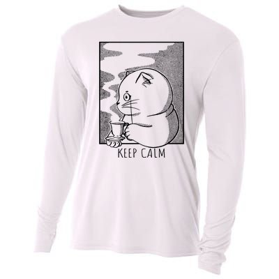 Black Cat Lover Cooling Performance Long Sleeve Crew