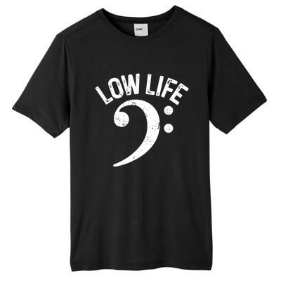 Bass Clef Low Life Music Marching Band Low Brass Bass Note Tall Fusion ChromaSoft Performance T-Shirt