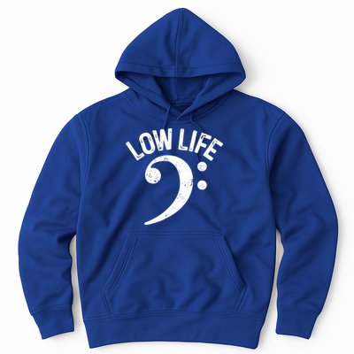 Bass Clef Low Life Music Marching Band Low Brass Bass Note Hoodie