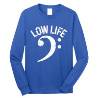 Bass Clef Low Life Music Marching Band Low Brass Bass Note Long Sleeve Shirt