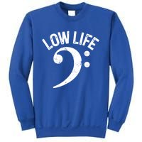 Bass Clef Low Life Music Marching Band Low Brass Bass Note Sweatshirt