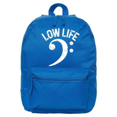 Bass Clef Low Life Music Marching Band Low Brass Bass Note 16 in Basic Backpack