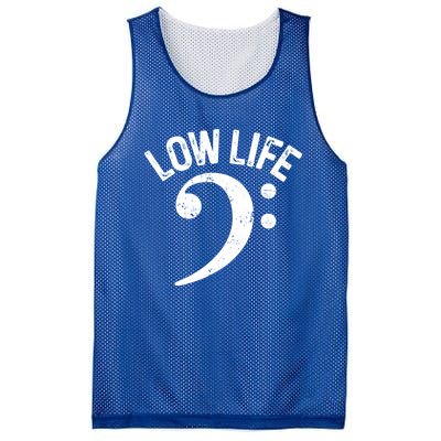 Bass Clef Low Life Music Marching Band Low Brass Bass Note Mesh Reversible Basketball Jersey Tank