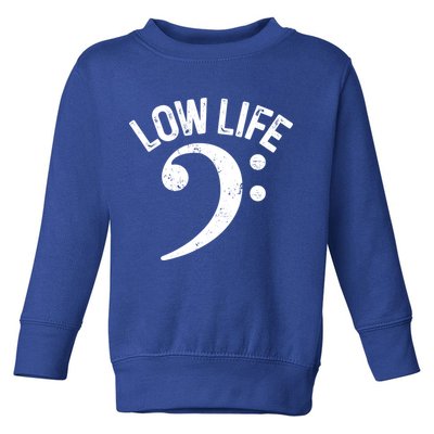 Bass Clef Low Life Music Marching Band Low Brass Bass Note Toddler Sweatshirt