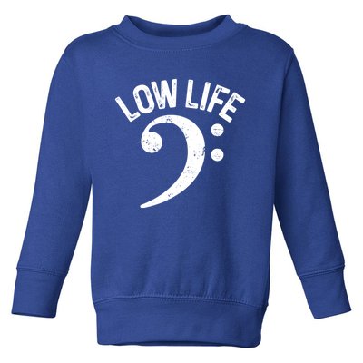 Bass Clef Low Life Music Marching Band Low Brass Bass Note Toddler Sweatshirt