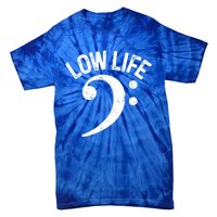 Bass Clef Low Life Music Marching Band Low Brass Bass Note Tie-Dye T-Shirt