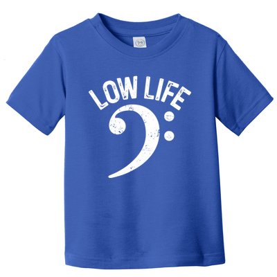 Bass Clef Low Life Music Marching Band Low Brass Bass Note Toddler T-Shirt