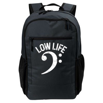 Bass Clef Low Life Music Marching Band Low Brass Bass Note Daily Commute Backpack