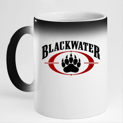 Blackwater Classic Logo 11oz Black Color Changing Mug