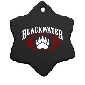 Blackwater Classic Logo Ceramic Star Ornament