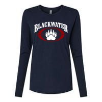 Blackwater Classic Logo Womens Cotton Relaxed Long Sleeve T-Shirt