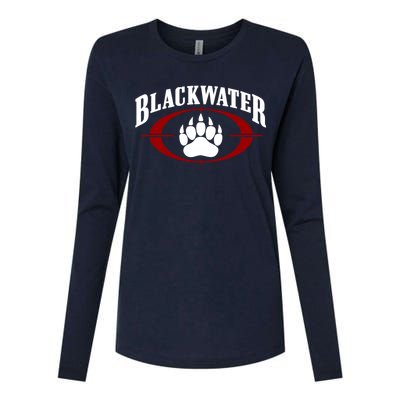 Blackwater Classic Logo Womens Cotton Relaxed Long Sleeve T-Shirt