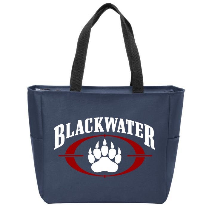 Blackwater Classic Logo Zip Tote Bag