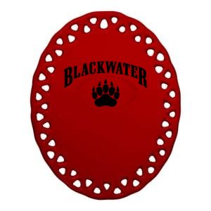 Blackwater Classic Logo Ceramic Oval Ornament