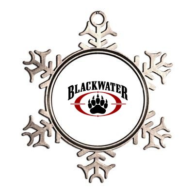 Blackwater Classic Logo Metallic Star Ornament