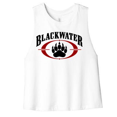 Blackwater Classic Logo Women's Racerback Cropped Tank