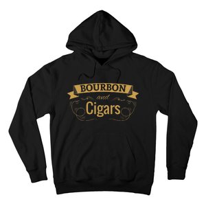 Bourbon Cigar Lover Smoking Gift Grandpa Hoodie