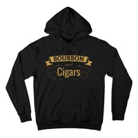 Bourbon Cigar Lover Smoking Gift Grandpa Hoodie