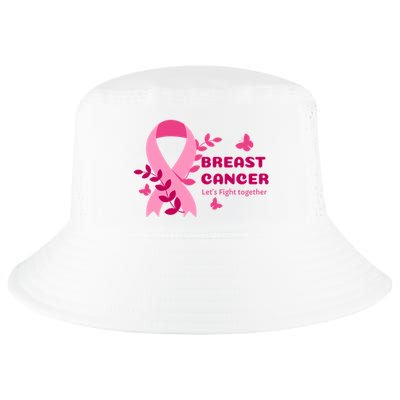 Breast Cancer LetS Fight Together Ribbon Cool Comfort Performance Bucket Hat