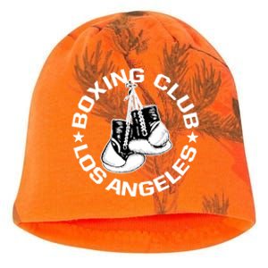 Boxing Club Los Angeles Gloves Graphic Boxing Lover Gift Kati - Camo Knit Beanie