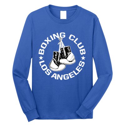 Boxing Club Los Angeles Gloves Graphic Boxing Lover Gift Long Sleeve Shirt