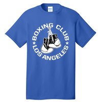 Boxing Club Los Angeles Gloves Graphic Boxing Lover Gift Tall T-Shirt