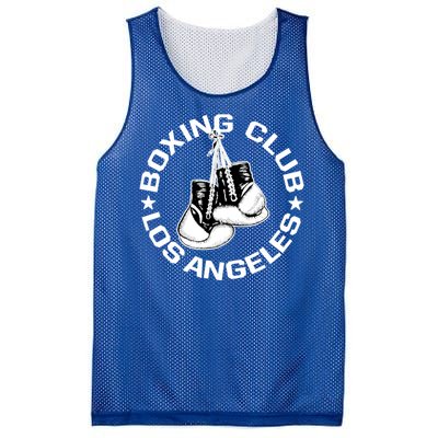 Boxing Club Los Angeles Gloves Graphic Boxing Lover Gift Mesh Reversible Basketball Jersey Tank