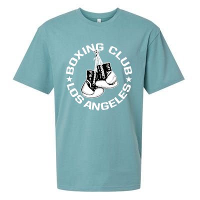 Boxing Club Los Angeles Gloves Graphic Boxing Lover Gift Sueded Cloud Jersey T-Shirt