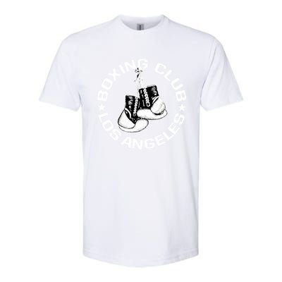 Boxing Club Los Angeles Gloves Graphic Boxing Lover Gift Softstyle® CVC T-Shirt