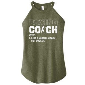 Boxing Coach Like A Normal Coach But Cooler. Boxing Women's Perfect Tri Rocker Tank