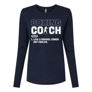 Boxing Coach Like A Normal Coach But Cooler. Boxing Womens Cotton Relaxed Long Sleeve T-Shirt